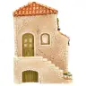 Décor pour santons de Provence Maison 20 X 15 X 20 cm