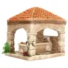 Décor pour santons de Provence Lavoir 16 x 18cm