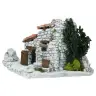 Décor pour santons de Provence - Ruine avec puit - 28 x 24 x H 17 cm