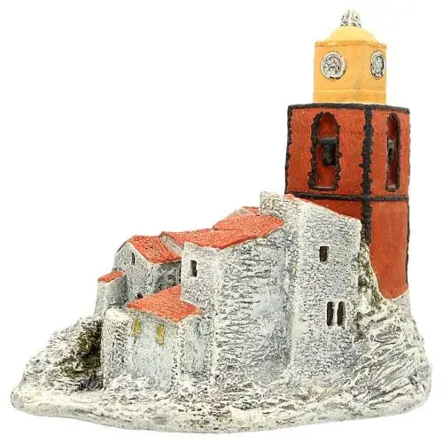 Décor pour santons de Provence - Paysage de Saint-Tropez - 14 x 11 x H 16 cm