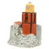 Décor pour santons de Provence - Paysage de Saint-Tropez - 14 x 11 x H 16 cm