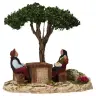 Décor pour santons de Provence Pique-Nique 15 x 11 x 15 cm