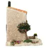 Décor pour santons de Provence Cabanon avec arbre 12 x 10 x 10 cm