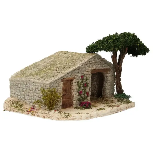 Décor pour santons de Provence Bergerie
