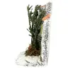 Décor pour santons de Provence - Facade avec porte - 15 x 7 x H 13 cm