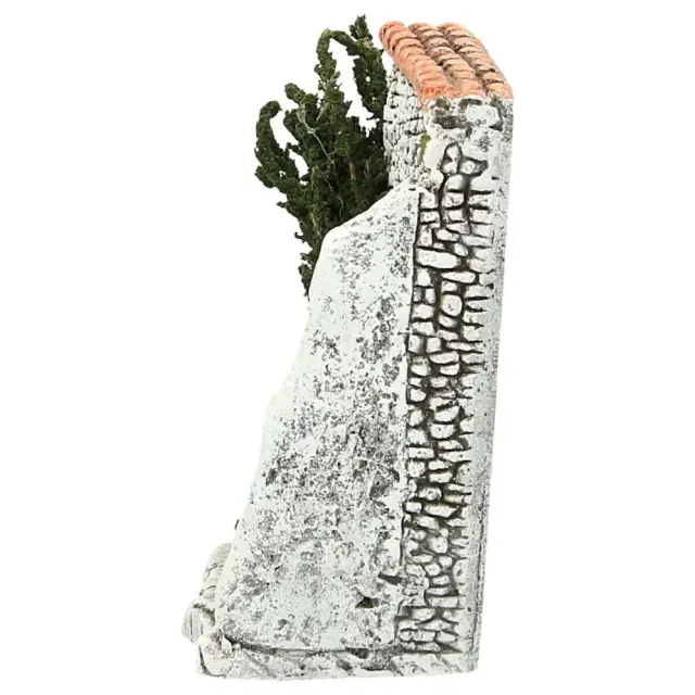 Décor pour santons de Provence - Facade avec escalier - 15 x 6 x H 14 cm