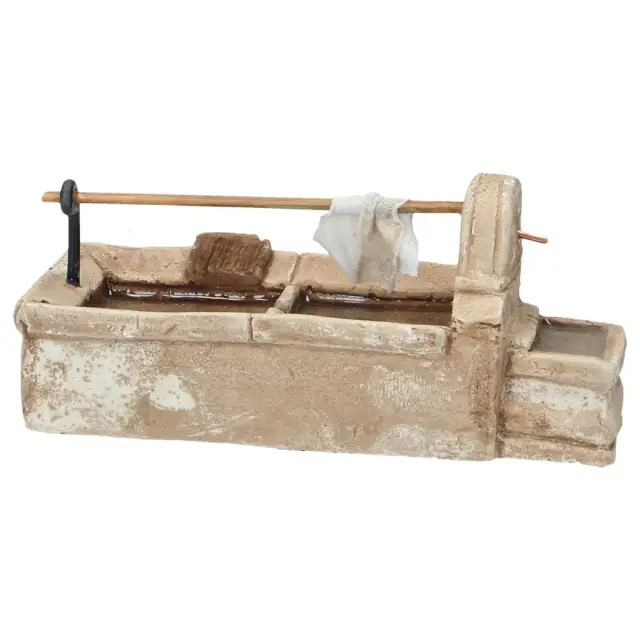 Décor pour santons de Provence Lavoir - 11x6 cm