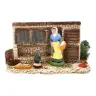 Décor pour santons de Provence Lapinière 15 x 8 cm