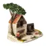 Décor pour santons de Provence Clapier avec arbre - 18 x 10 cm