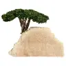 Décor pour santons de Provence Alambic avec arbre 18 x 10 cm
