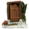 Décor pour santons de provence - cagadou SANS personnages - 10 x 6 x H 11 cm