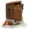 Décor pour santons de provence - cagadou SANS personnages - 10 x 6 x H 11 cm