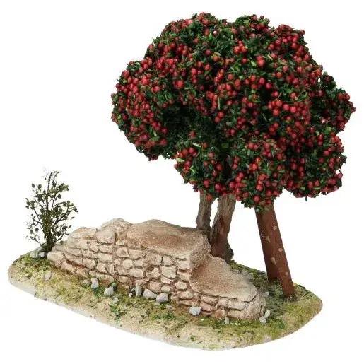 Décor pour santons de Provence Jardin avec arbre