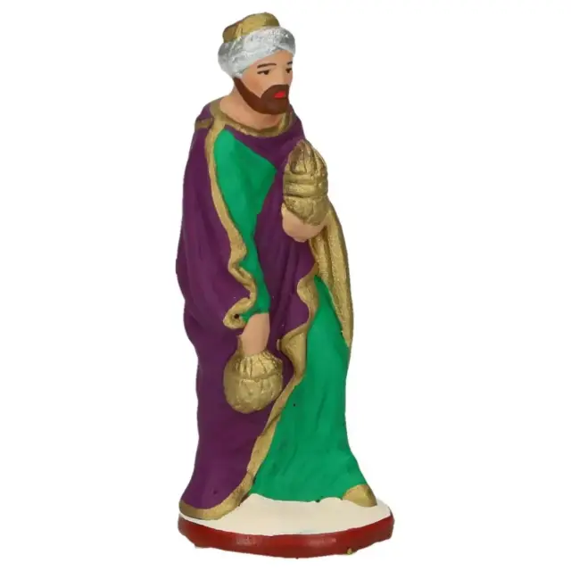 Santon Gateau 7 Cm King Mage / Purple
