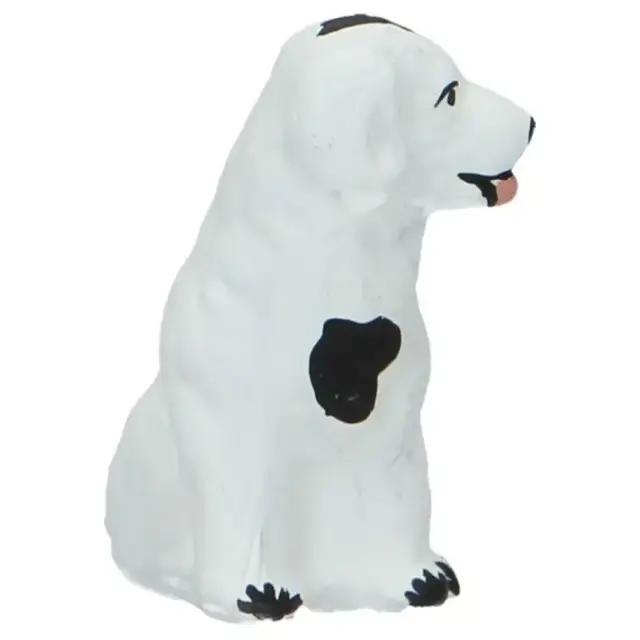 Santon Gateau 7 Cm Black Spotted Dog