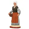Santon Gateau 7 Cm - Femme Plougastel fraises