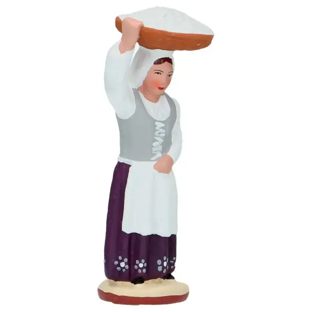 Santon Gateau 7 Cm Ramasseuse de sel