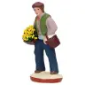 Santon Gateau 7 Cm Homme au mimosa