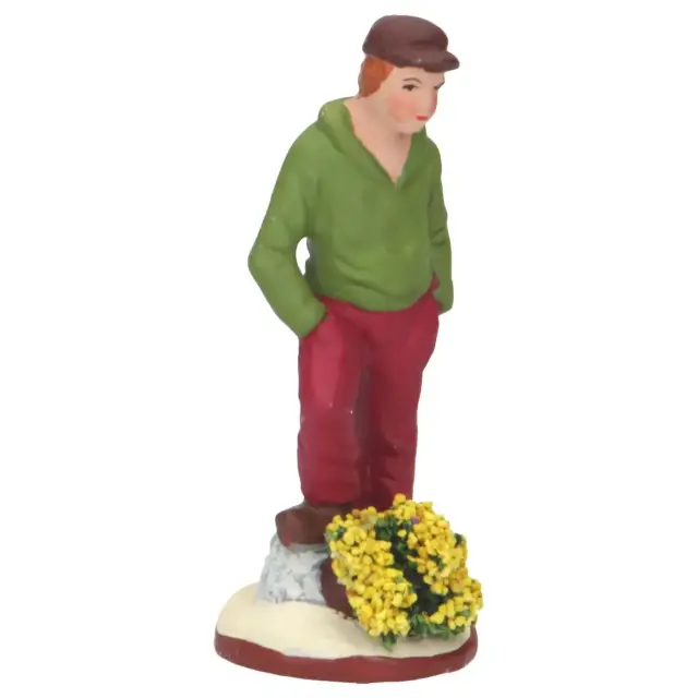 Santon Gateau 7 Cm Hommes Aux Fleurs