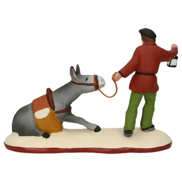 Santon Gateau 7 Cm Homme A L'âne