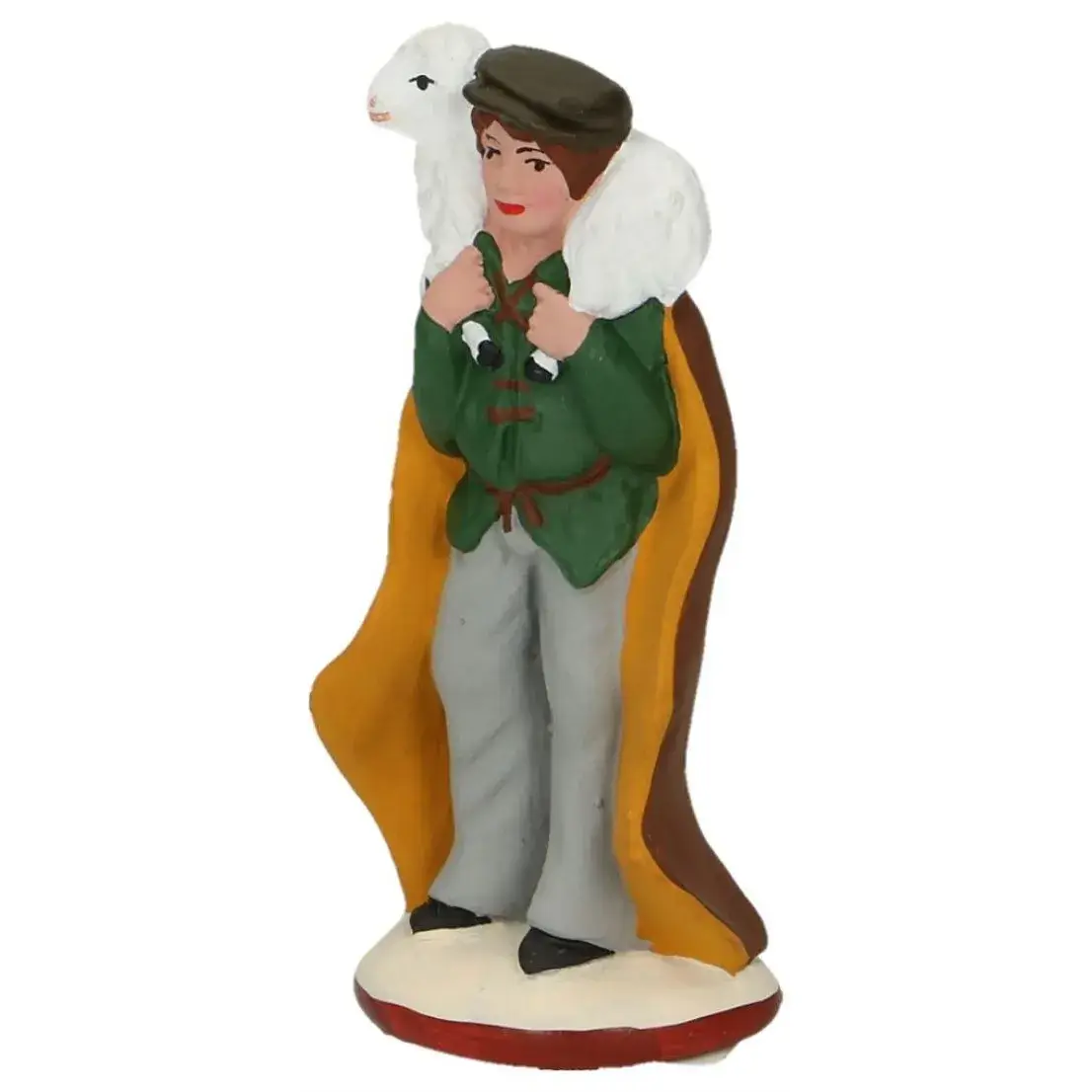 Santon Gateau 7 Cm Herder Met Schaap Op Schouders