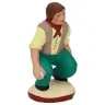 Santon Gateau 7 Cm Petanquespeler/Gehurkt