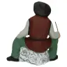 Santon Gateau 7 Cm Man Zittend Met Hond