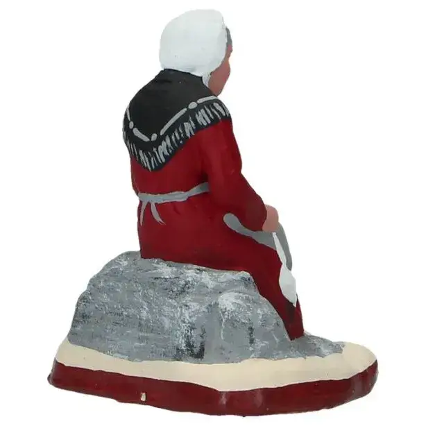 Santon Gateau 7 Cm Zittende vrouw
