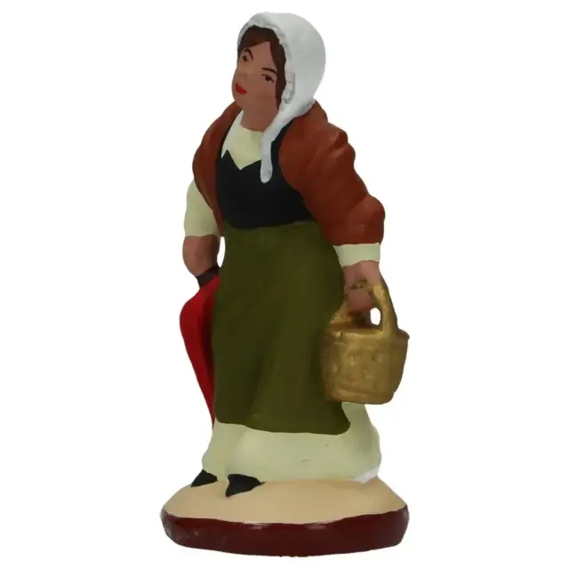 Santon Gateau Vrouw Met Kacheltje