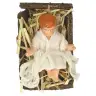 Santon Napolitain 08 Cm Enfant Jesus Avec Berceau