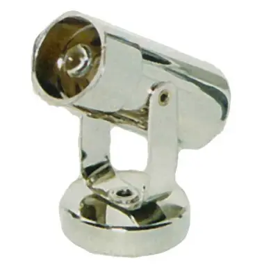 Spot in métaal verzilverd-3x2x3.5 cm