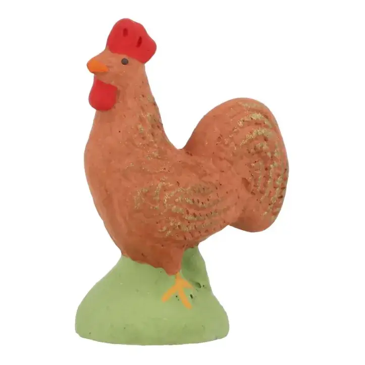 Santon Carbonel (N°2) Coq brun