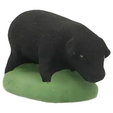 Santon Carbonel (N°2) Cochon Truffier noir