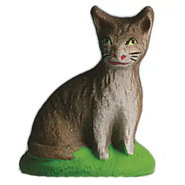 Santon Carbonel (N°2) Chat gris