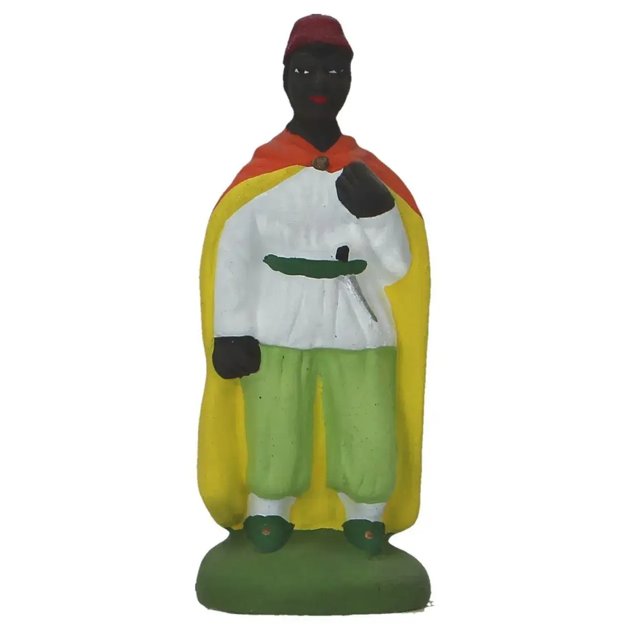 Santon Carbonel N°2 Bijbelse Figuur Drijver oranje
