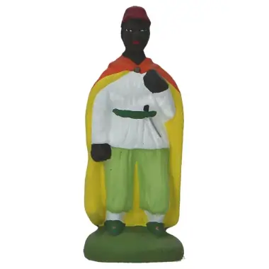 Santon Carbonel (N°2) Biblique chamelier orange
