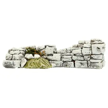 Décor pour santon de provence - Mur angle gauche - 14 x 6 x H 5 cm