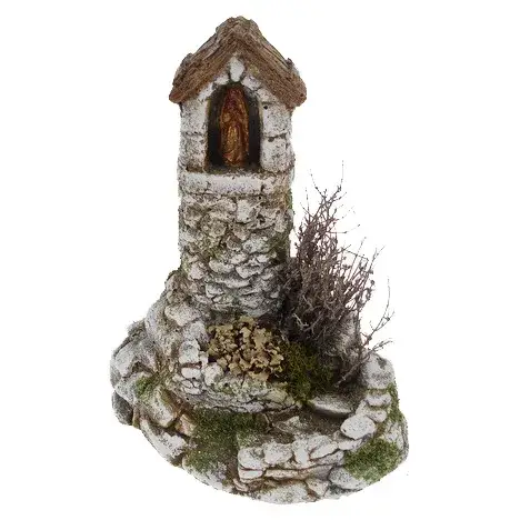 Decor voor santons de provence - Kapelletje - 15 X 10 X H 20 cm