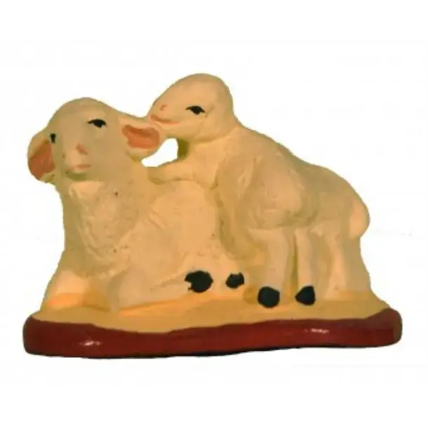 Santon Gateau 7 Cm Schaap + Lammetje