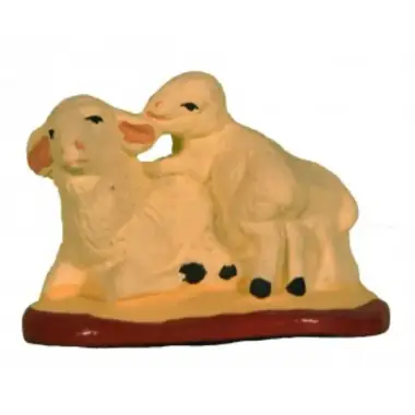 Santon Gateau 7 Cm Schaap + Lammetje