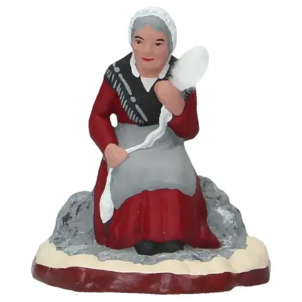 Santon Gateau 7 Cm Zittende vrouw