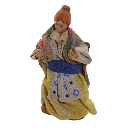 Santon Neapolitan 8 cm Woman with bun