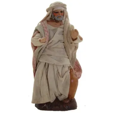 Neapolitan Santon 08 Cm Man With Amphora