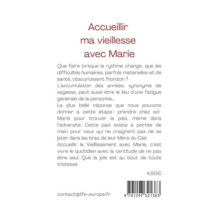 Accueillir ma vieillesse avec Marie - Neuvaine