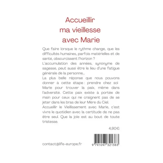Accueillir ma vieillesse avec Marie - Neuvaine