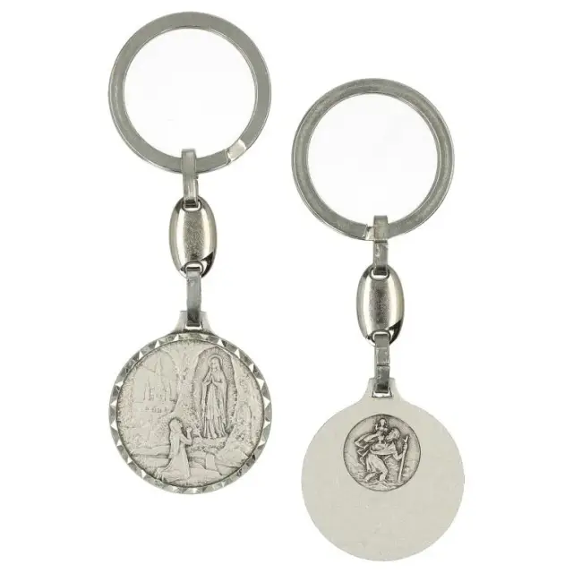 Porte-Clefs - App. Lourdes / St Christophe - 30 mm