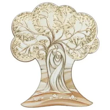Plaque Magnétique - Arbre de Vie avec Sainte-Famille