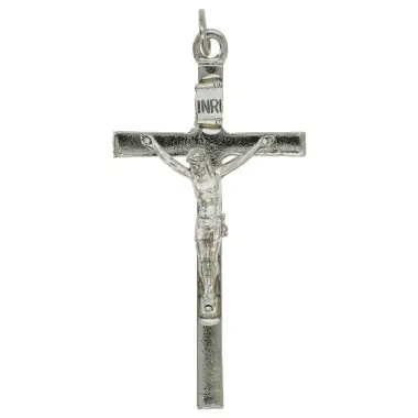 Croix - 8.5 X 4.5 cm - Métal nickelé