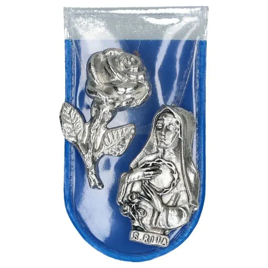 Etui / Plaatje 2.5 cm Borstbeeld H Rita + Roosje