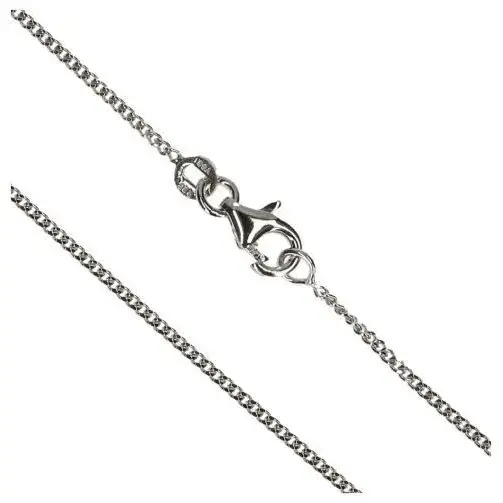 Chain gourmette 38cm Silver Rhodium